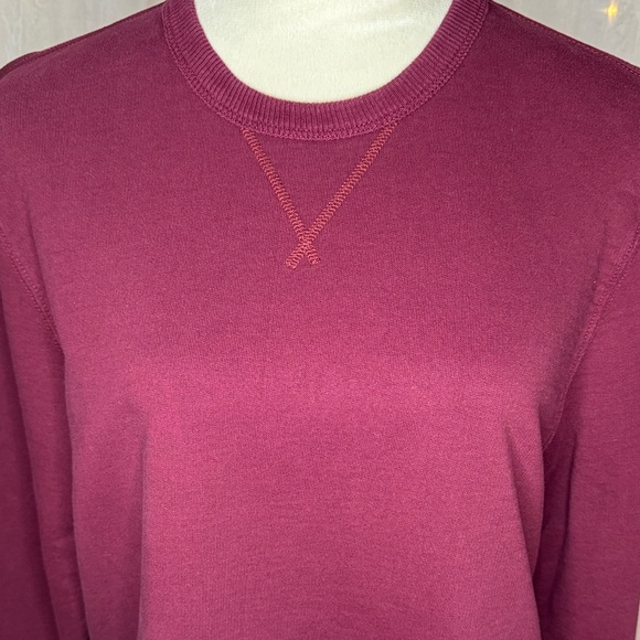 J. Crew Women's Burgundy Sweatshirt - Picture 4 of 7